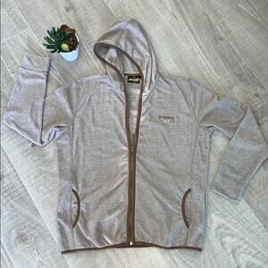NWOT RENEGADE CLUB Women's Tan Full Zip Hoodie